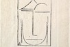 Kopf (Blatt 7 der 4. Bauhaus-Mappe)